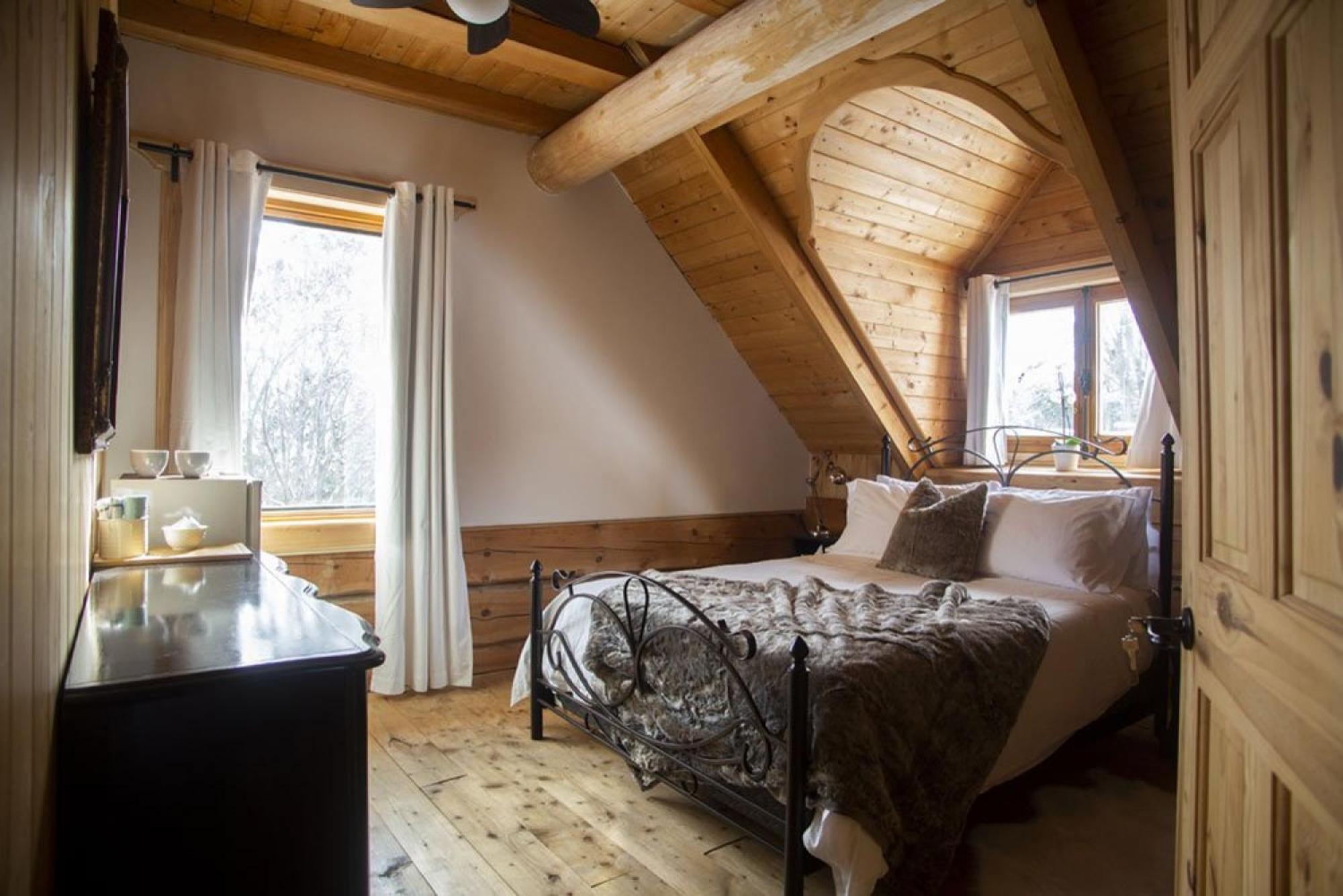 Hebergement "La Maison En Bois Rond" Sainte-Marie Phòng bức ảnh